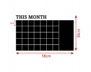 Write & Wipe - Monthly Chalkboard